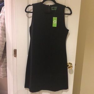 C Wonder tag still on, cut away shift dress black